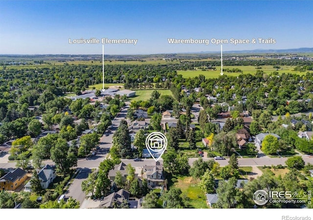 245 Spruce St, Louisville, CO 80027 - aerial view of residential area