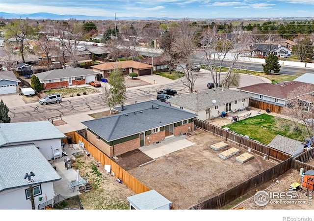 422 38th Ave, Greeley, CO 80634 - drone / aerial view featuring a residential view