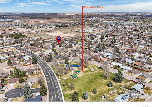 422 38th Ave, Greeley, CO 80634 - aerial view featuring a residential view