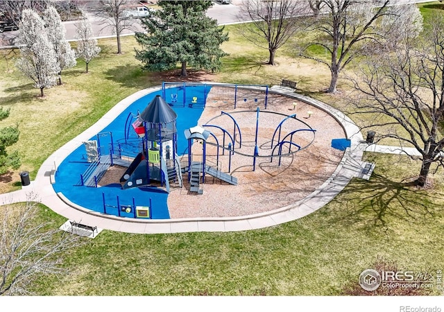 422 38th Ave, Greeley, CO 80634 - view of pool with a lawn and playground community