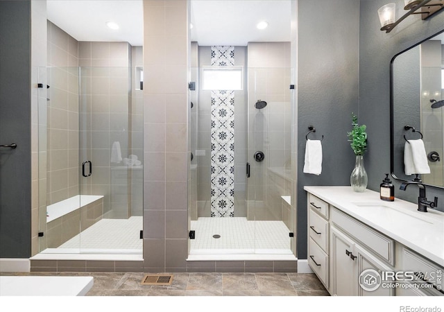 16392 Spanish Peak Way, Broomfield, CO 80023 - bathroom with a shower stall and vanity