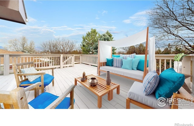 5105 Nelson Ct, Fort Collins, CO 80528 - wooden terrace featuring an outdoor hangout area
