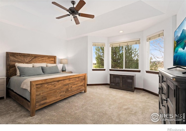 7225 Royal Country Down Dr, Windsor, CO 80550 - carpeted bedroom with baseboards and ceiling fan