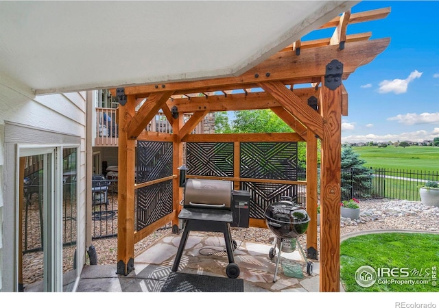 7225 Royal Country Down Dr, Windsor, CO 80550 - view of patio / terrace featuring a grill