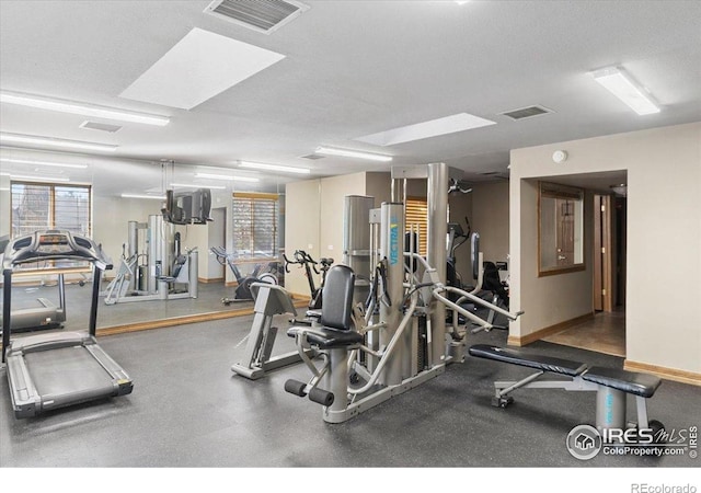 2660 E Otero Pl Unit 7, Centennial, CO 80122 - exercise room with baseboards