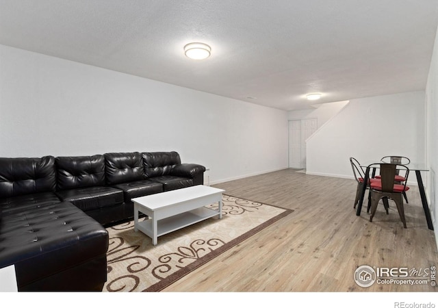 4603 Chokecherry Trl Unit 5, Fort Collins, CO 80526 - living room with wood finished floors and baseboards