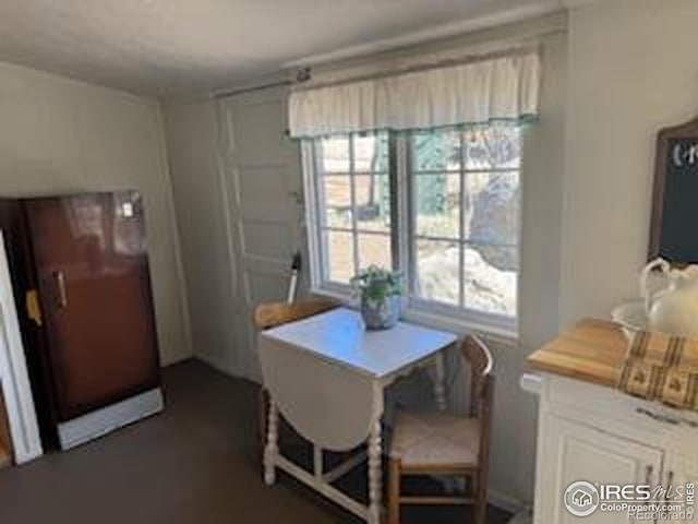view of dining space