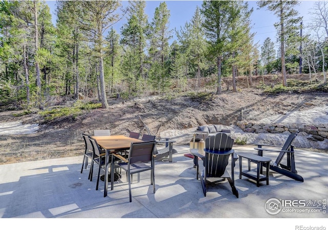 609 Hummer Dr, Nederland, CO 80466 - view of patio with outdoor dining space