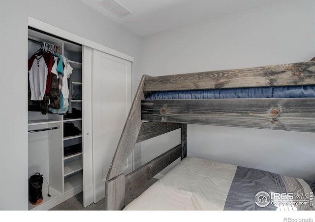 609 Hummer Dr, Nederland, CO 80466 - bedroom featuring a closet and visible vents