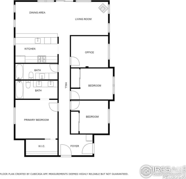 609 Hummer Dr, Nederland, CO 80466 - floor plan