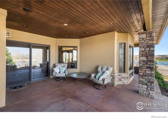 view of patio