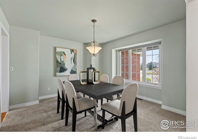 4748 Westbury Dr, Fort Collins, CO 80526 - dining space featuring light colored carpet and baseboards