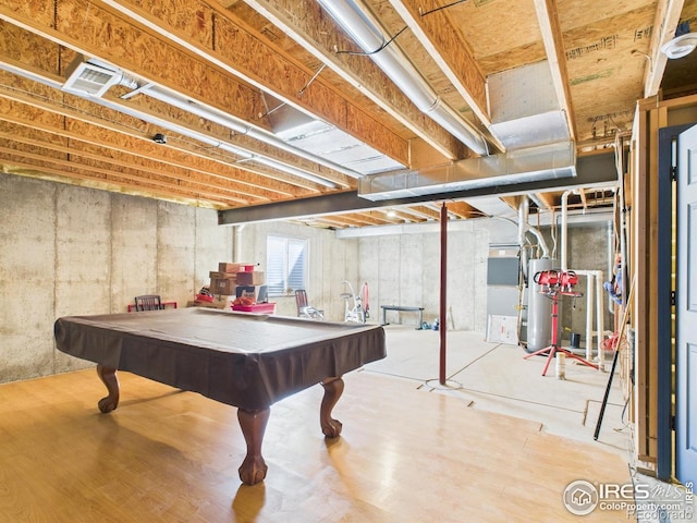 playroom with billiards