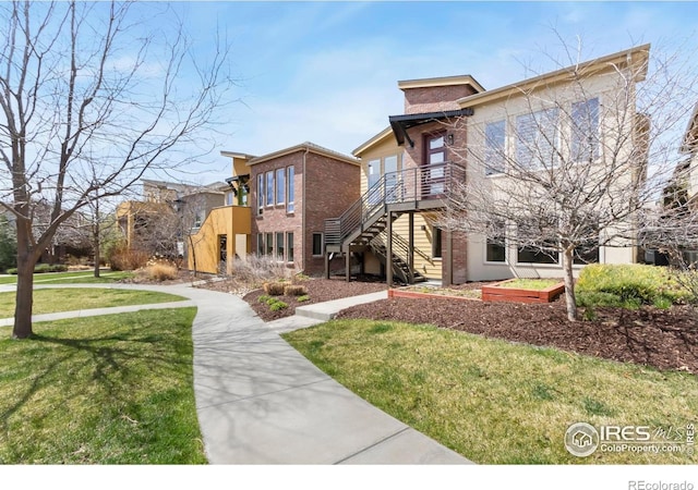 1658 Freewheel Dr, Fort Collins, CO 80525 - view of property featuring stairway