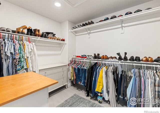 view of spacious closet