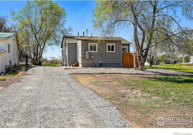 285 Holbrook St, Erie, CO 80516 - view of front facade featuring gravel driveway