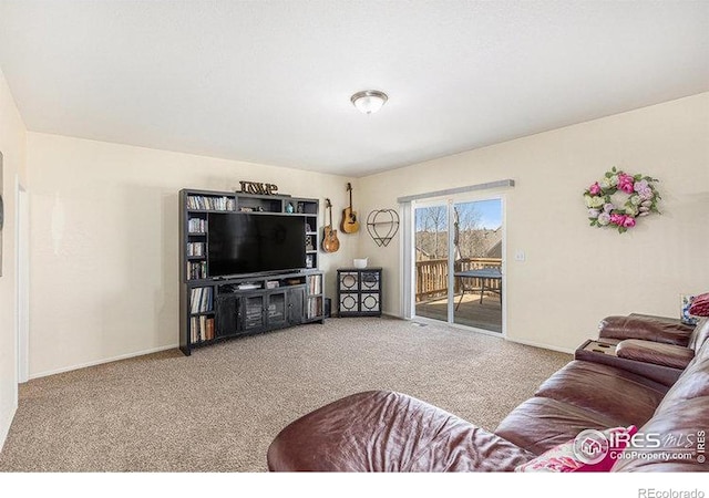 8715 18th Street Rd, Greeley, CO 80634 - carpeted living area with baseboards