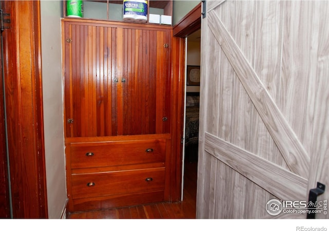 230 Beattie St, Sterling, CO 80751 - room details featuring a barn door