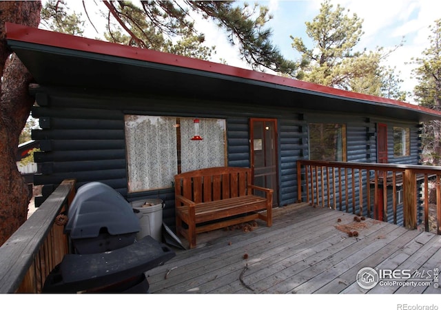 view of deck