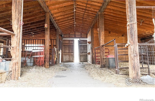 view of stable