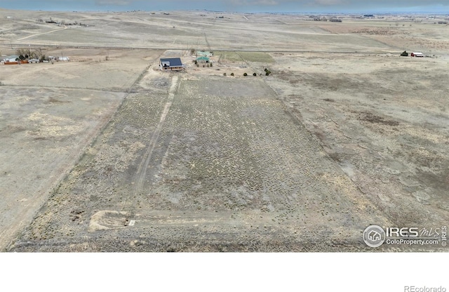 bird's eye view featuring a rural view