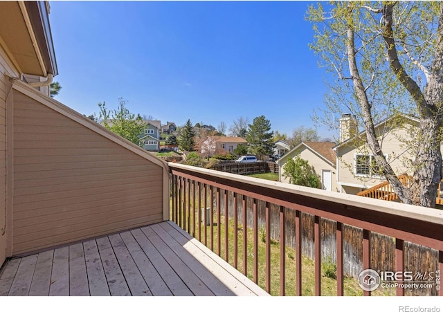 104 Pheasant Run, Louisville, CO 80027 - deck featuring a residential view