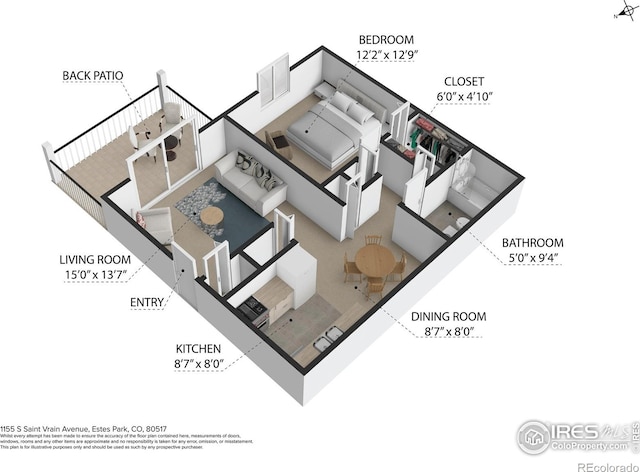 1155 S Saint Vrain Ave Unit 1-3, Estes Park, CO 80517 - plan
