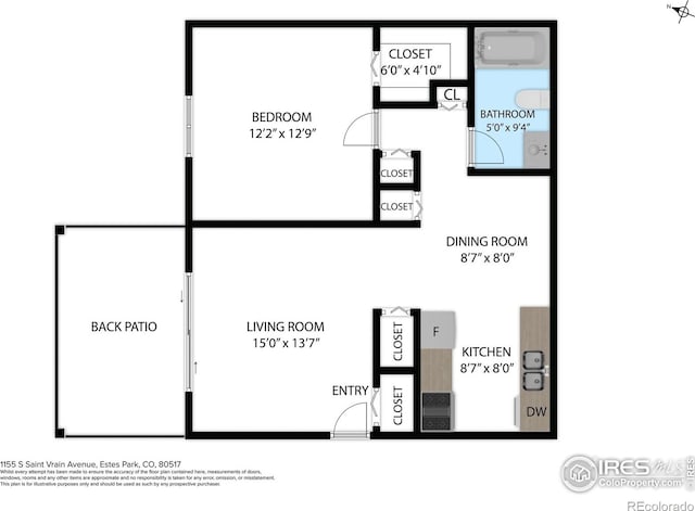1155 S Saint Vrain Ave Unit 1-3, Estes Park, CO 80517 - view of layout