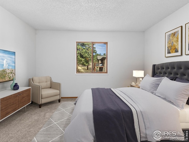 1155 S Saint Vrain Ave Unit 1-3, Estes Park, CO 80517 - carpeted bedroom featuring a textured ceiling