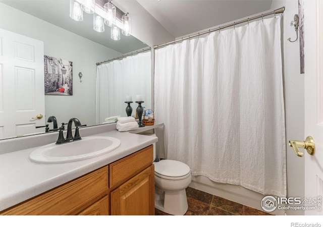 2225 Clayton Cir, Superior, CO 80027 - full bath with shower / bath combo, toilet, and vanity