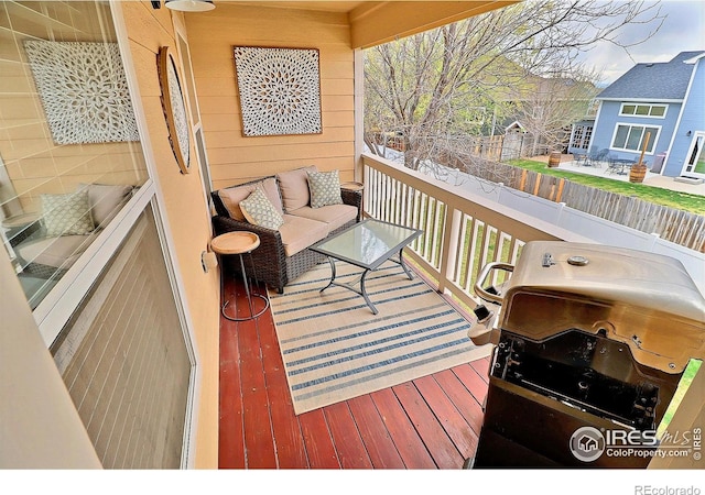 view of deck