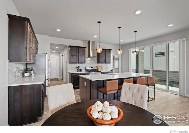 2838 Sykes Dr, Fort Collins, CO 80524 - dining area with recessed lighting and light wood-type flooring