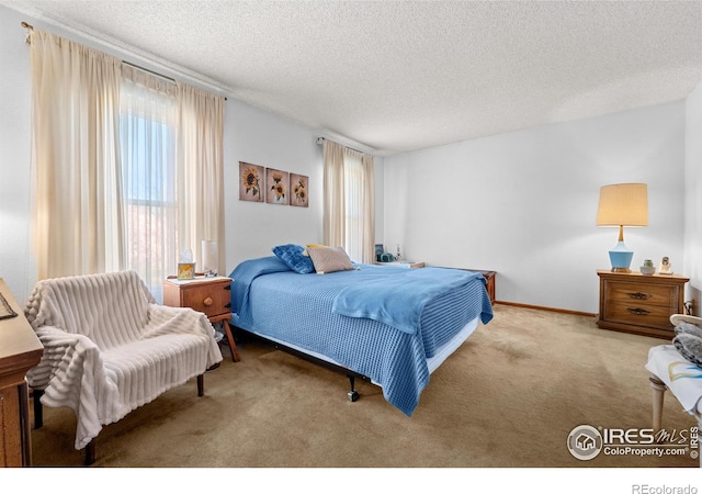 2417 15th Ave, Longmont, CO 80503 - bedroom with carpet floors and a textured ceiling