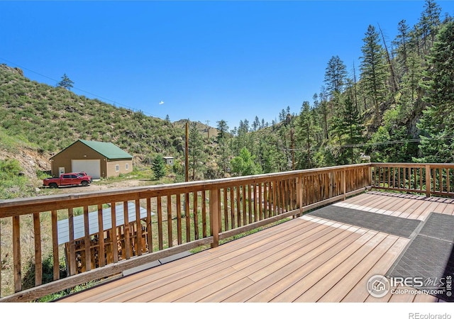 223 Kings Canyon Rd, Bellvue, CO 80512 - view of wooden terrace