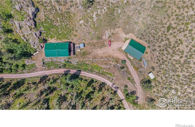 223 Kings Canyon Rd, Bellvue, CO 80512 - aerial view of property and surrounding area