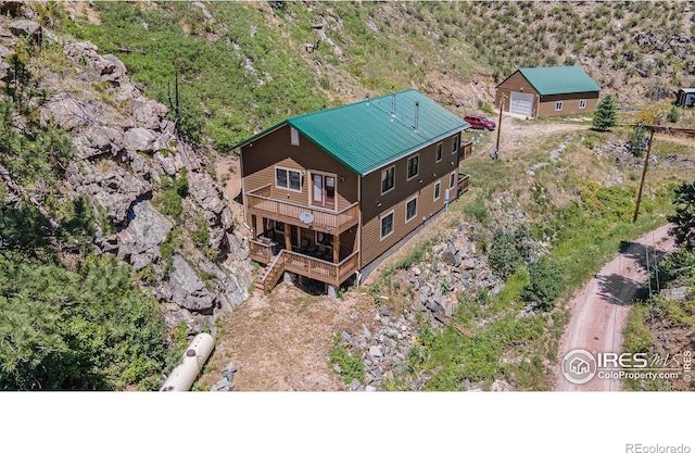 223 Kings Canyon Rd, Bellvue, CO 80512 - view from above of property