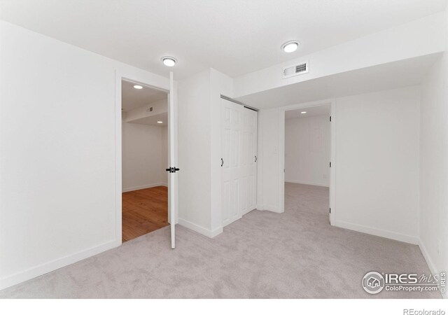7102 S Harrison Ct, Centennial, CO 80122 - carpeted spare room with baseboards and recessed lighting