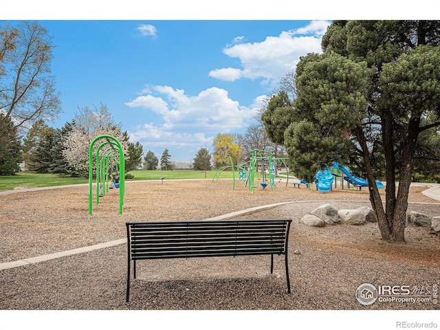 view of communal playground