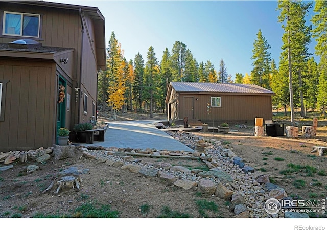 10649 Christopher Dr, Conifer, CO 80433 - view of property exterior featuring an outbuilding