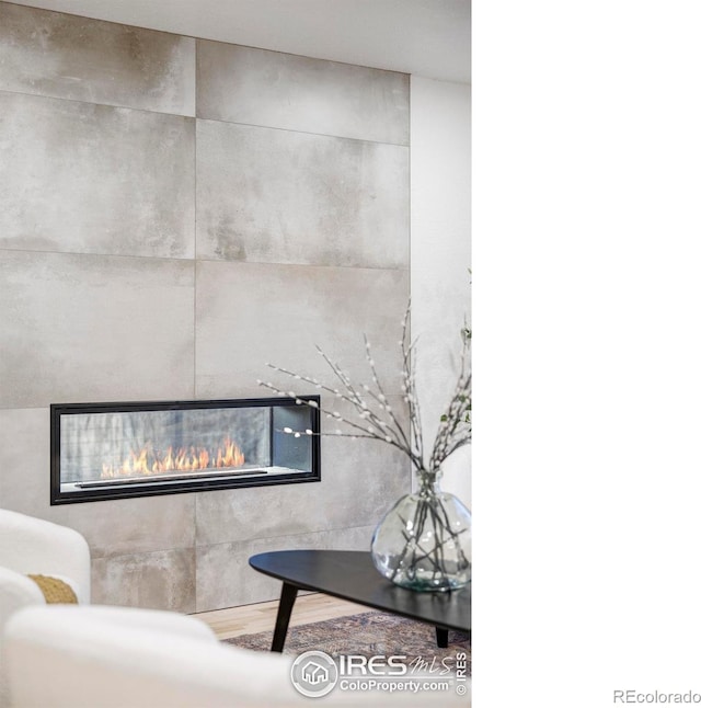 1012 Hobson Ct, Fort Collins, CO 80526 - detailed view of a tile fireplace