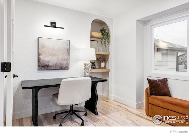 1012 Hobson Ct, Fort Collins, CO 80526 - office space with baseboards and wood finished floors