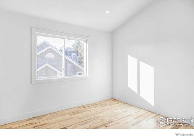 1012 Hobson Ct, Fort Collins, CO 80526 - spare room with wood finished floors, baseboards, and recessed lighting