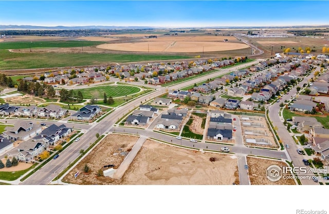 bird's eye view featuring a residential view