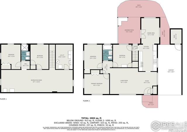 2566 S Stuart St, Denver, CO 80219 - property floor plan
