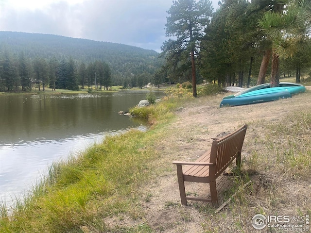 741 Hickory Dr, Lyons, CO 80540 - surrounding community with a forest view and a water view