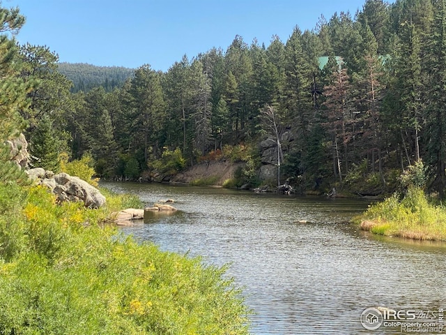 741 Hickory Dr, Lyons, CO 80540 - view of water feature featuring a view of trees