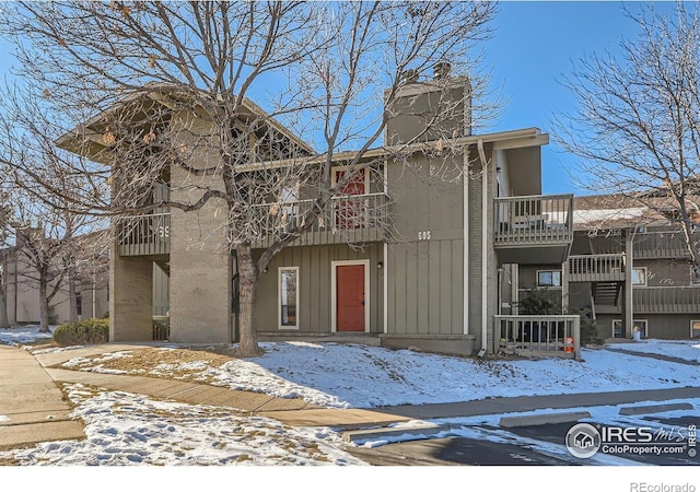 695 Manhattan Dr Unit 22, Boulder, CO 80303 - view of snow covered building