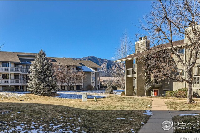 695 Manhattan Dr Unit 22, Boulder, CO 80303 - view of property's community with a mountain view