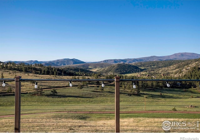91 Eagle Rising Pl, Livermore, CO 80536 - mountain view featuring rural landscape