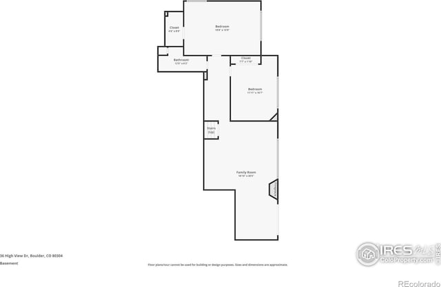 36 High View Dr, Boulder, CO 80304 - room layout